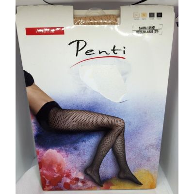 Penti Alise File Medium/Large (2/3) Sand Fishnet Tights 5127